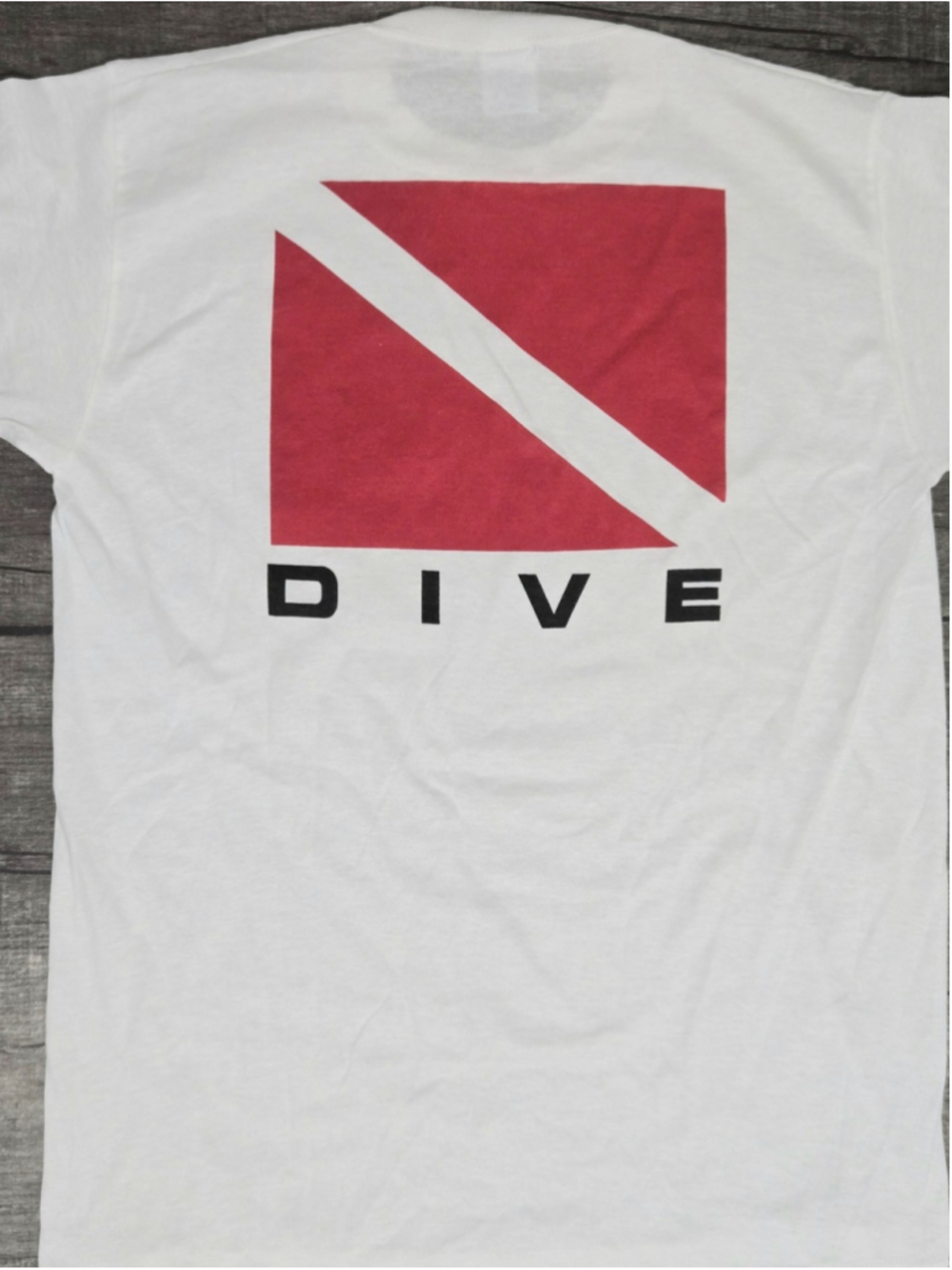 Vintage 90s Jerzees Scuba Dive Flag T Shirt Large Destin Florida Made In USA... - Picture 4 of 6